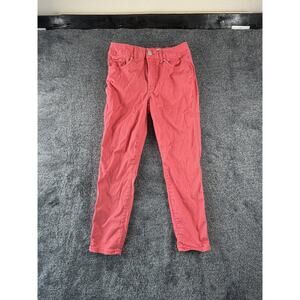 Seven7 Jeans Women’s Pink Skinny Stretch Pants Size 6 Mid Rise